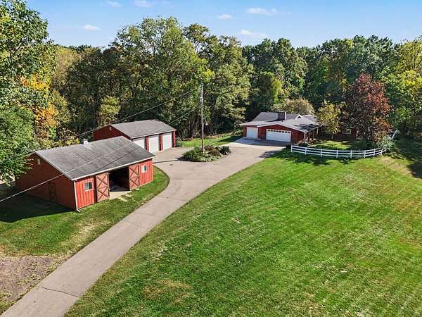 10 Acres of Land with Home for Sale in Augusta, Michigan