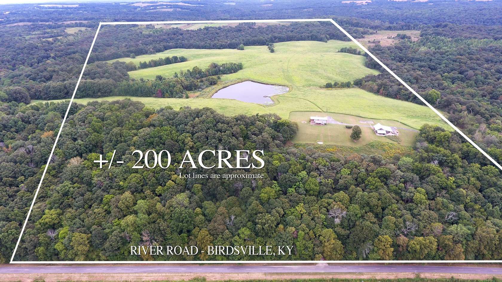 183 Acres of Land with Home for Auction in Smithland, Kentucky