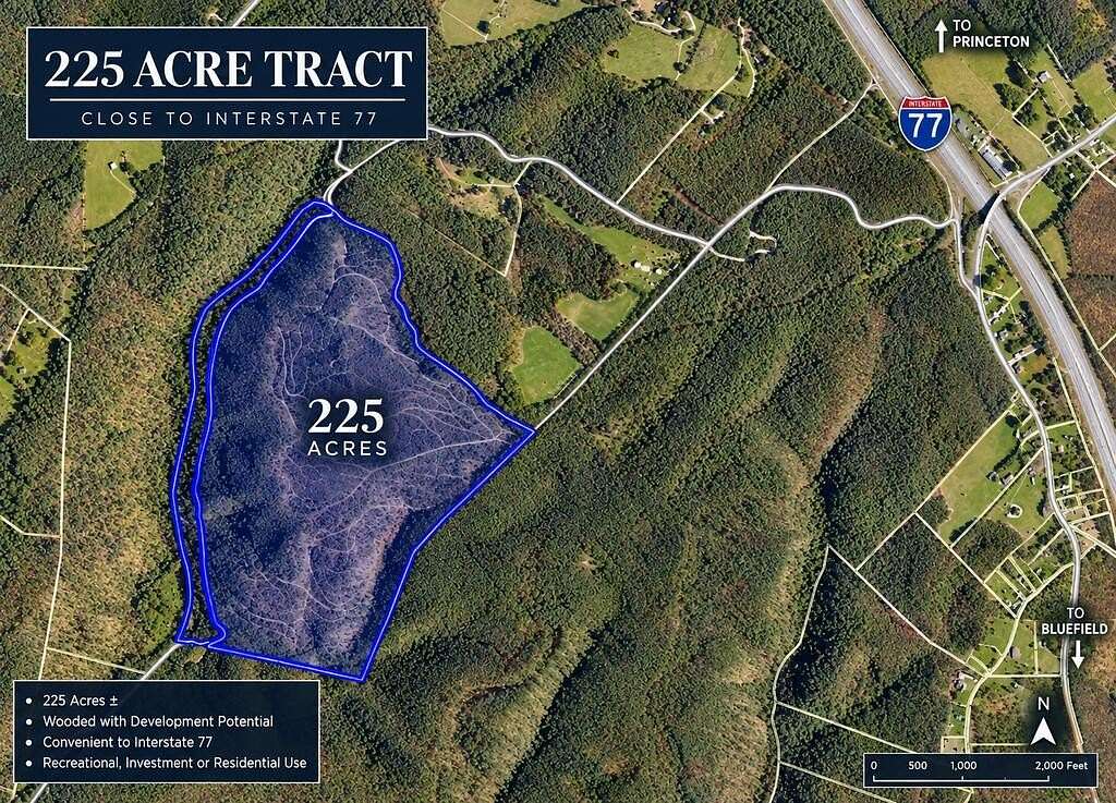 225 Acres of Land for Sale in Flat Top, West Virginia