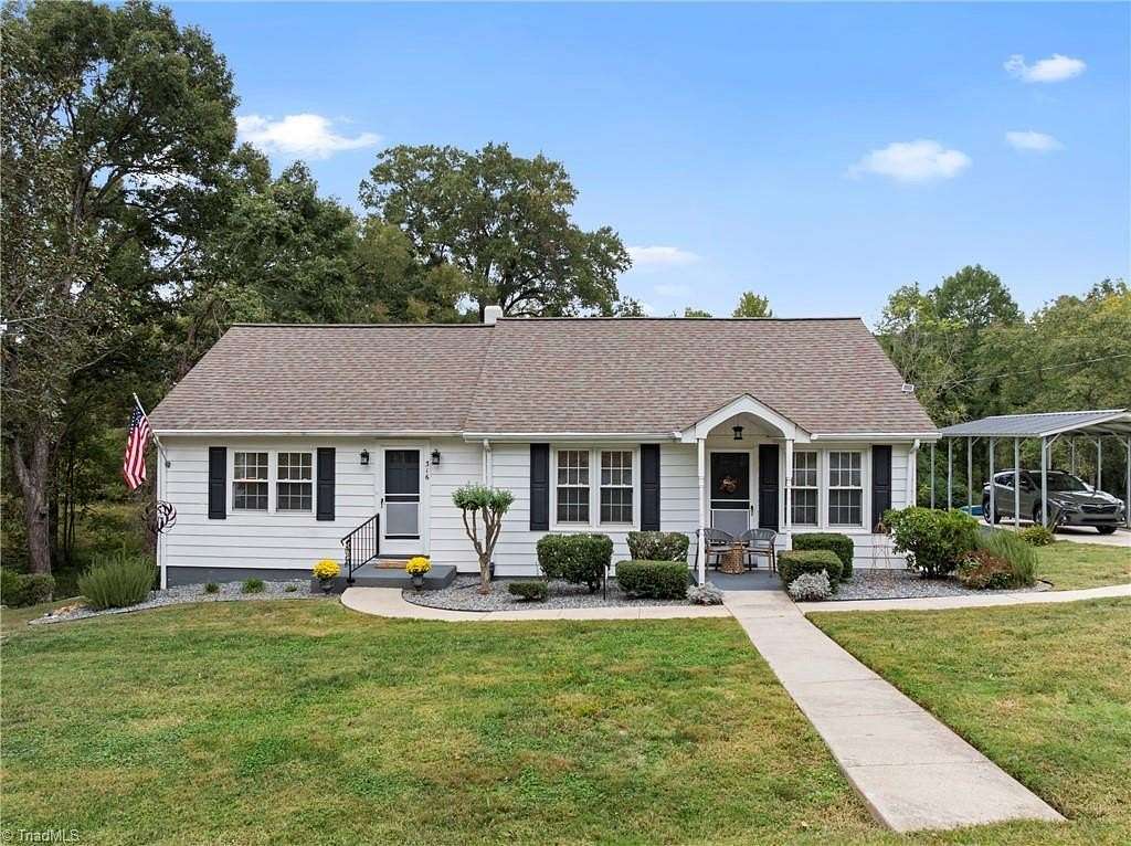 3.3 Acres of Land with Home for Sale in Denton, North Carolina