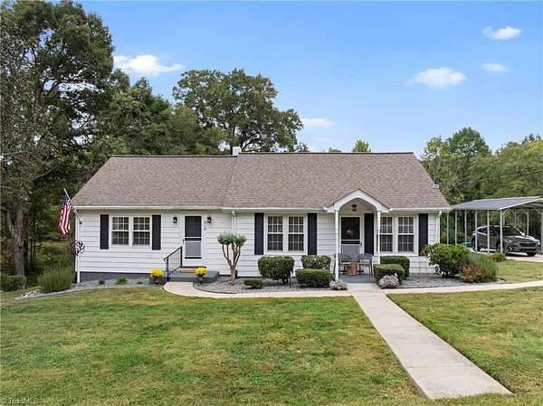 3.3 Acres of Land with Home for Sale in Denton, North Carolina
