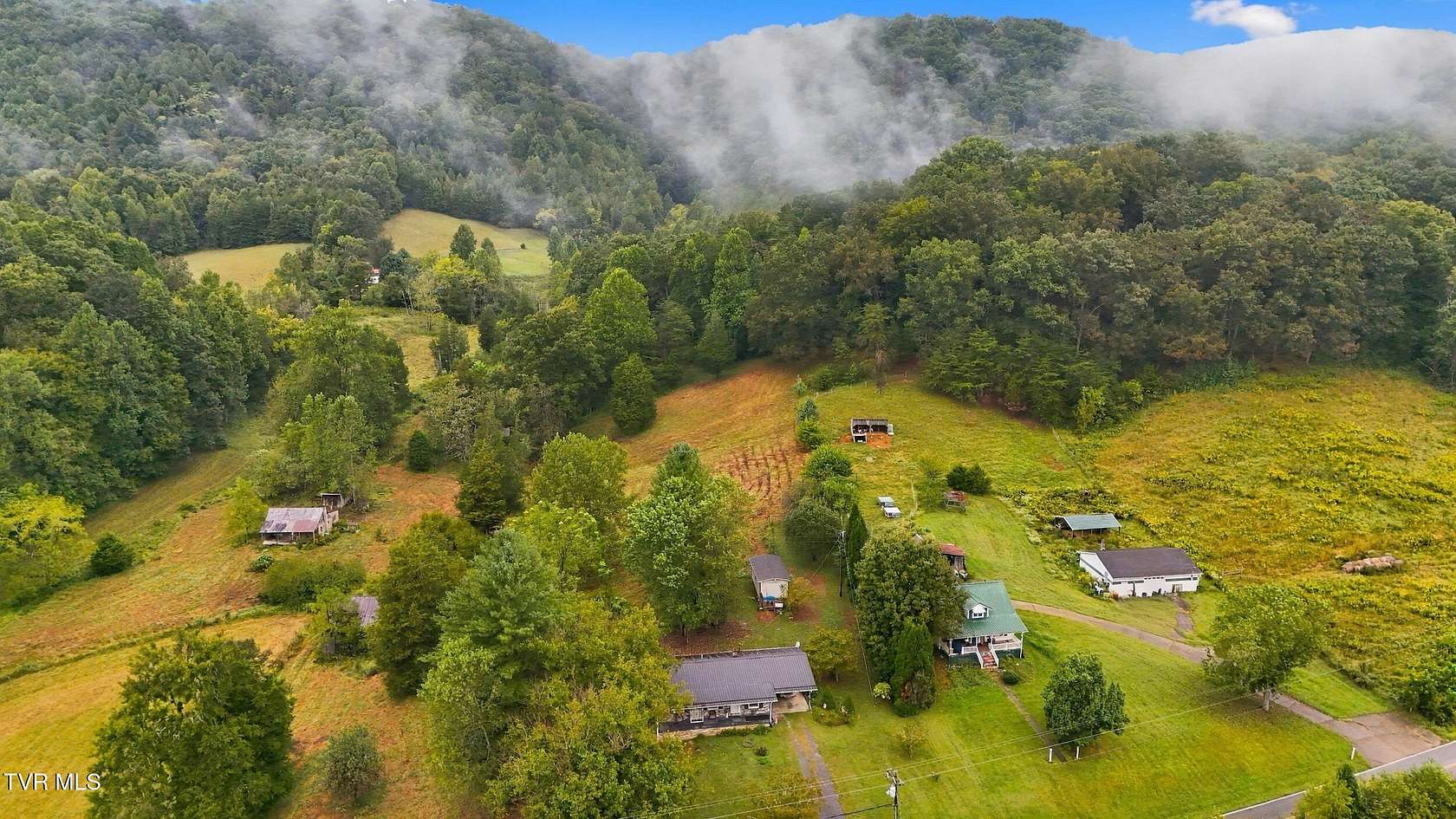 42.8 Acres of Agricultural Land with Home for Sale in Rogersville, Tennessee