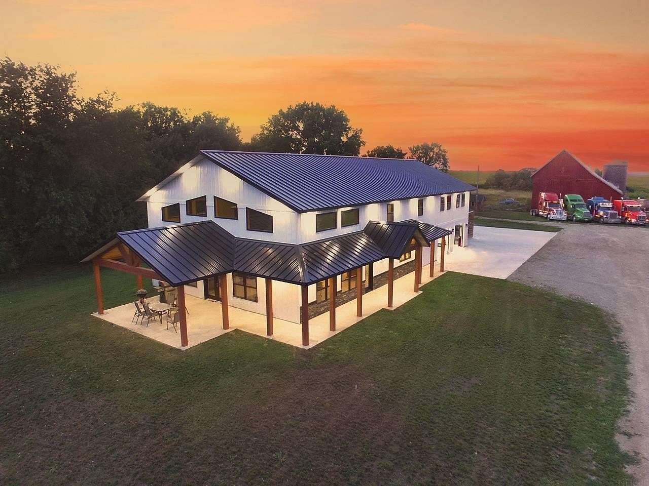 10.7 Acres of Land with Home for Sale in Ridgeway, Iowa