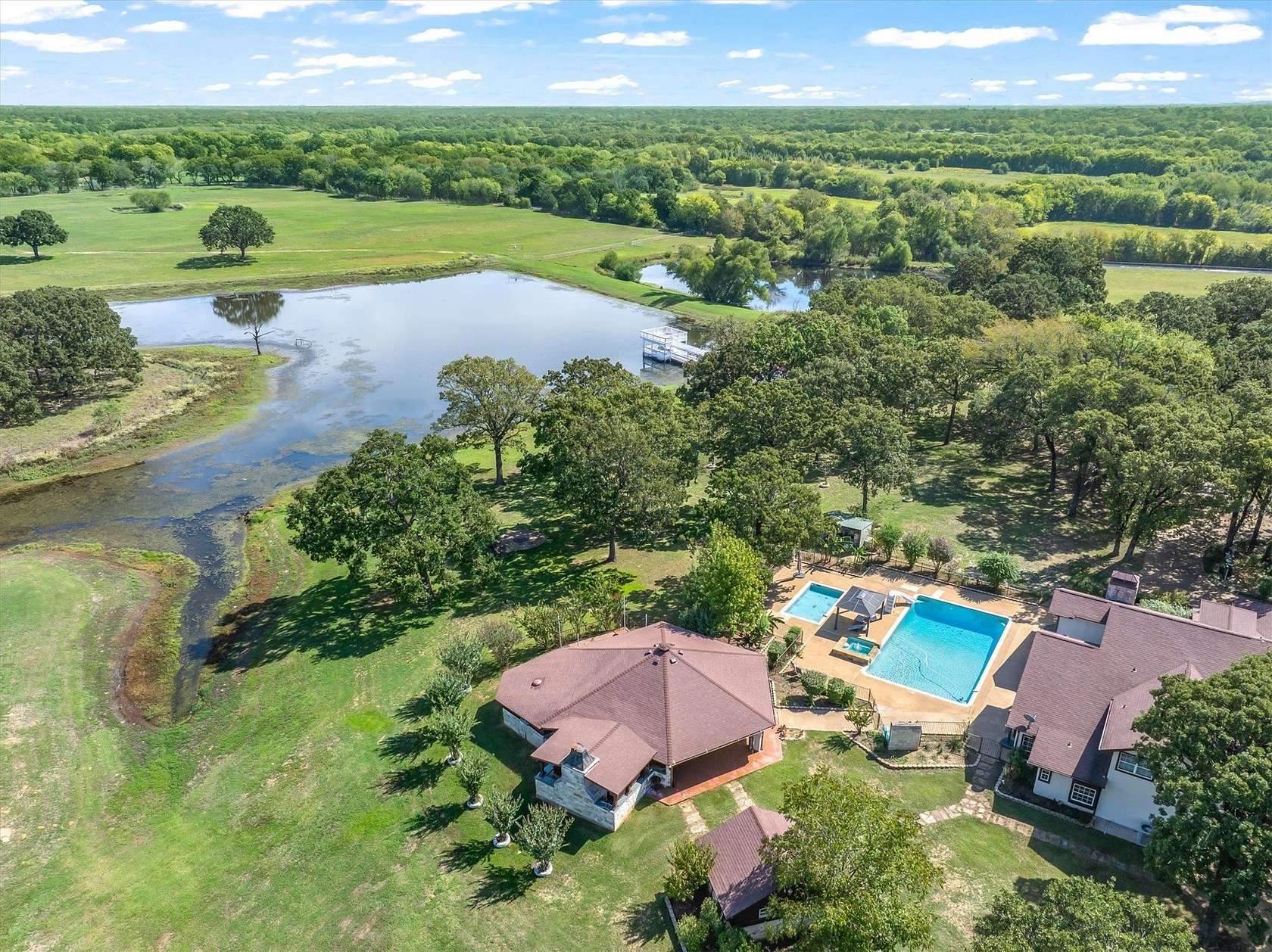 79 Acres of Land with Home for Sale in Edgewood, Texas