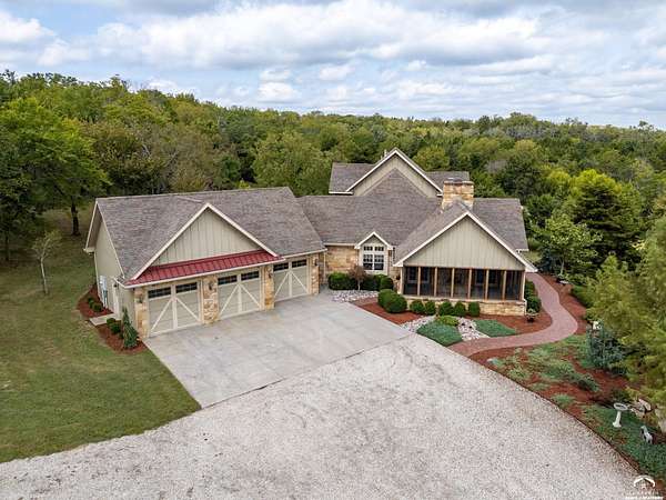 80 Acres of Recreational Land with Home for Sale in Lawrence, Kansas