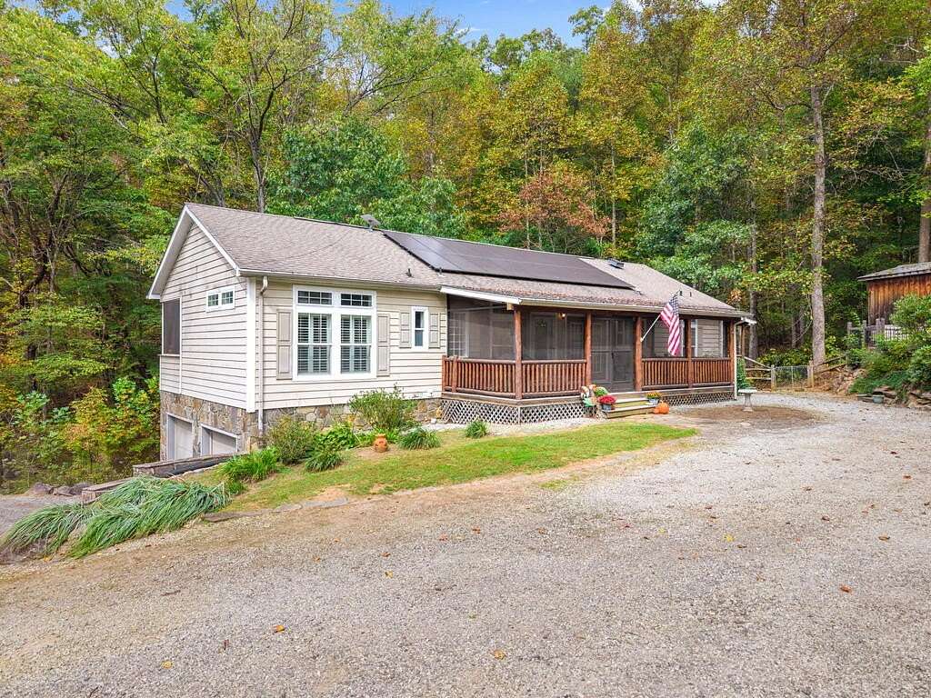 8.66 Acres of Land with Home for Sale in Cullowhee, North Carolina