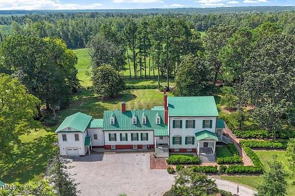 45.3 Acres of Land with Home for Sale in Macon, North Carolina