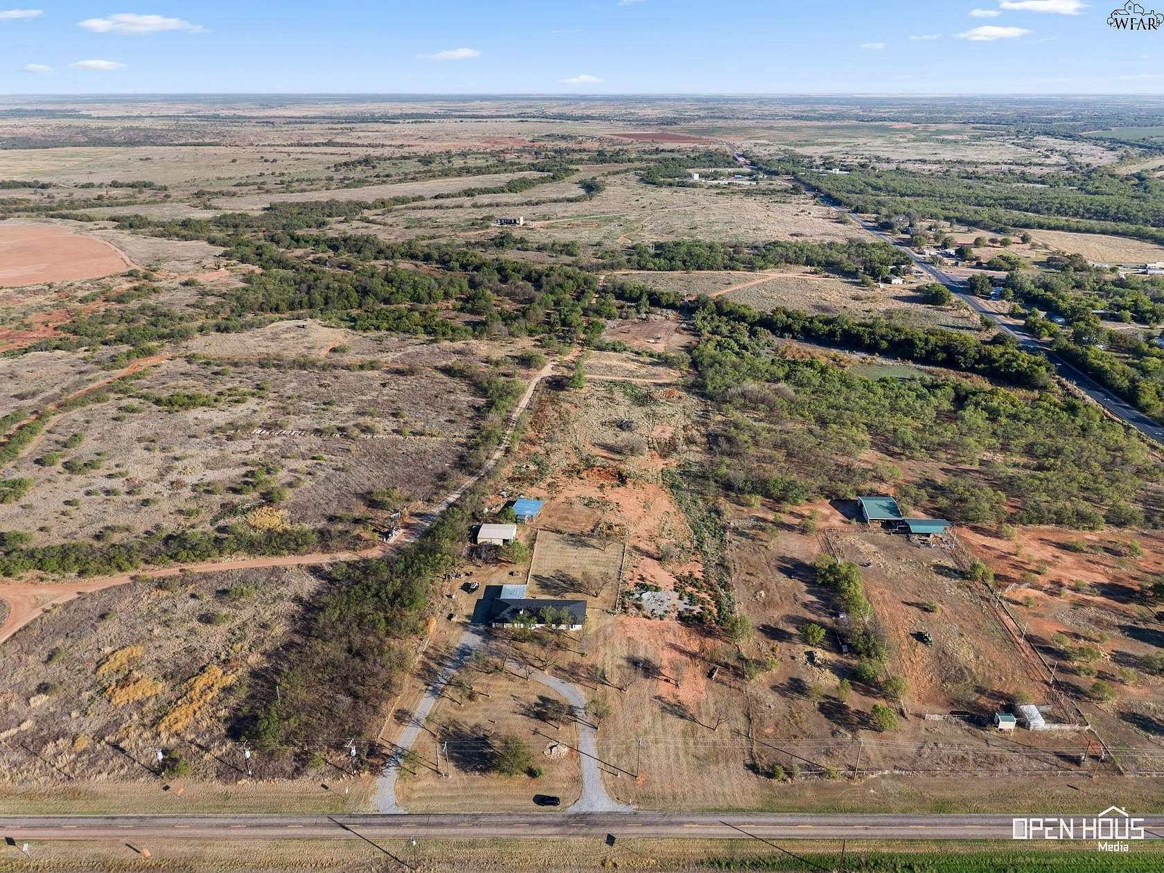6.1 Acres of Land with Home for Sale in Electra, Texas