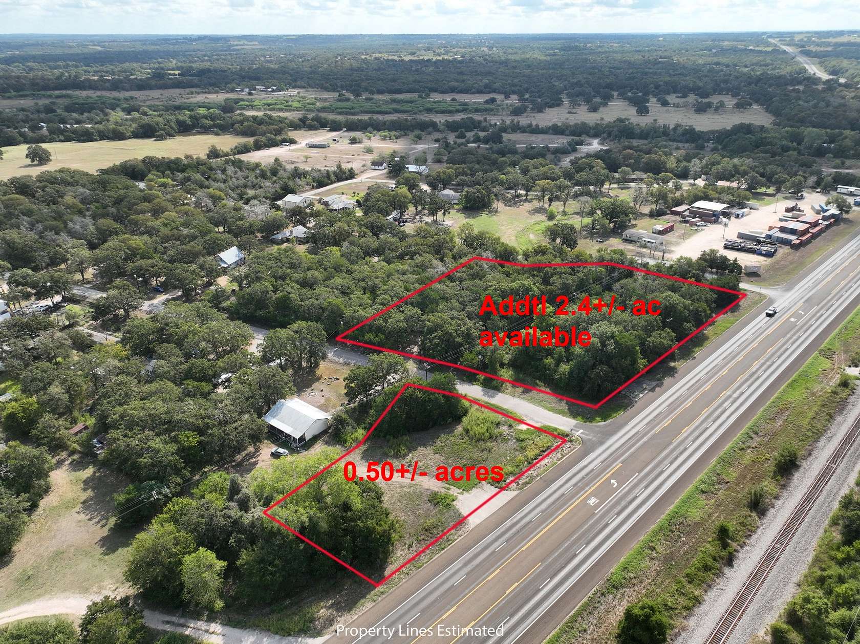 0.5 Acres of Commercial Land for Sale in Brenham, Texas