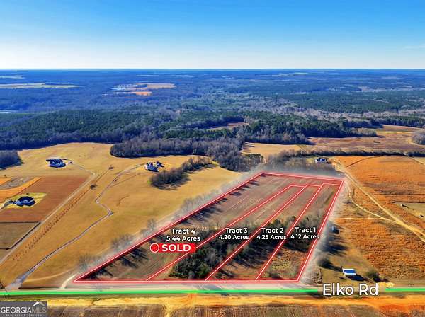 4.2 Acres of Residential Land for Sale in Elko, Georgia