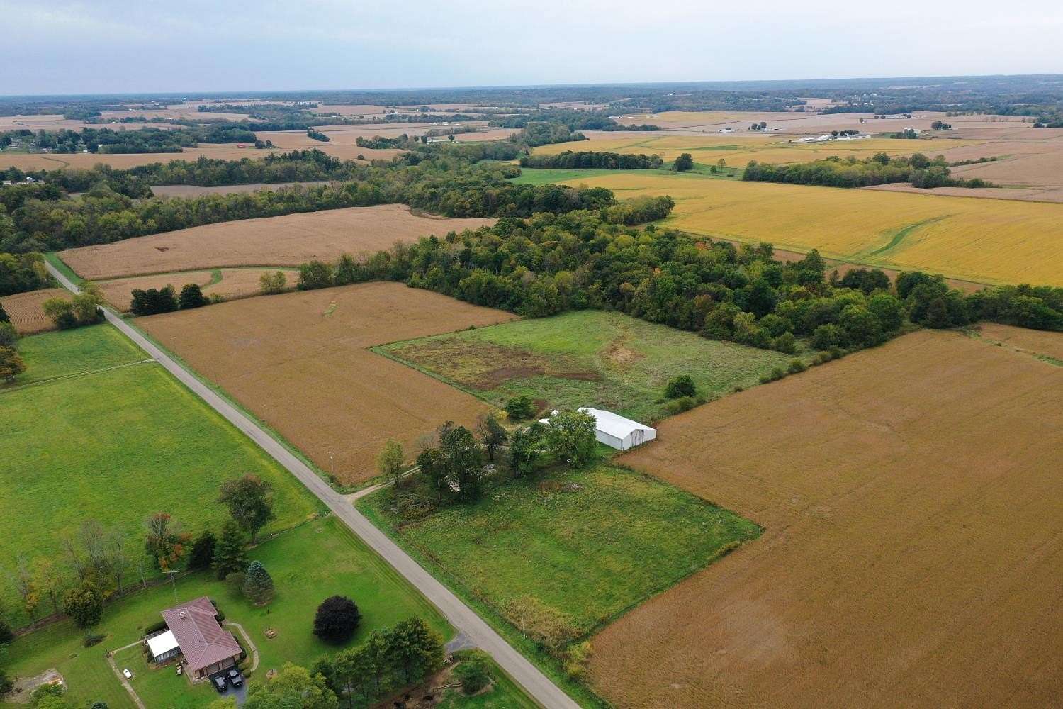 10.7 Acres of Agricultural Land for Auction in Connersville, Indiana