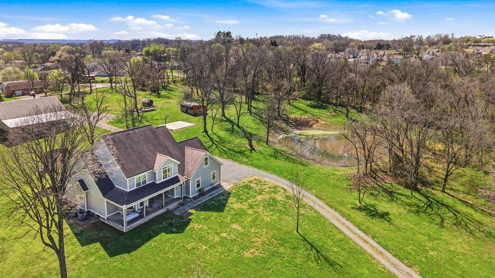 8.79 Acres of Land with Home for Sale in Shelbyville, Tennessee