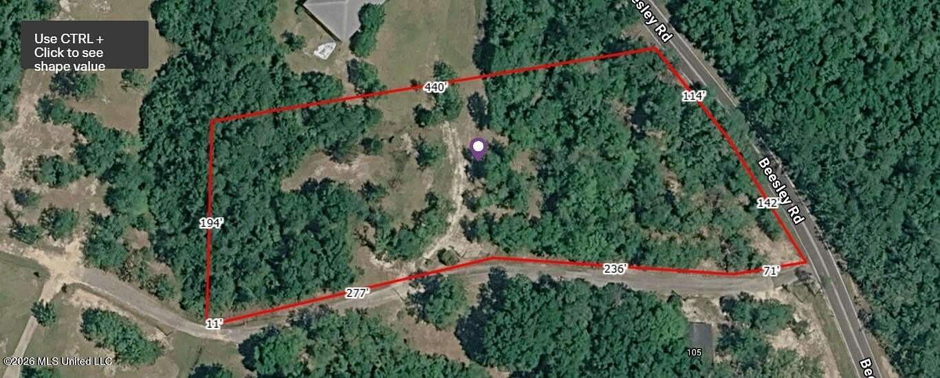 2.88 Acres of Land for Sale in Lucedale, Mississippi