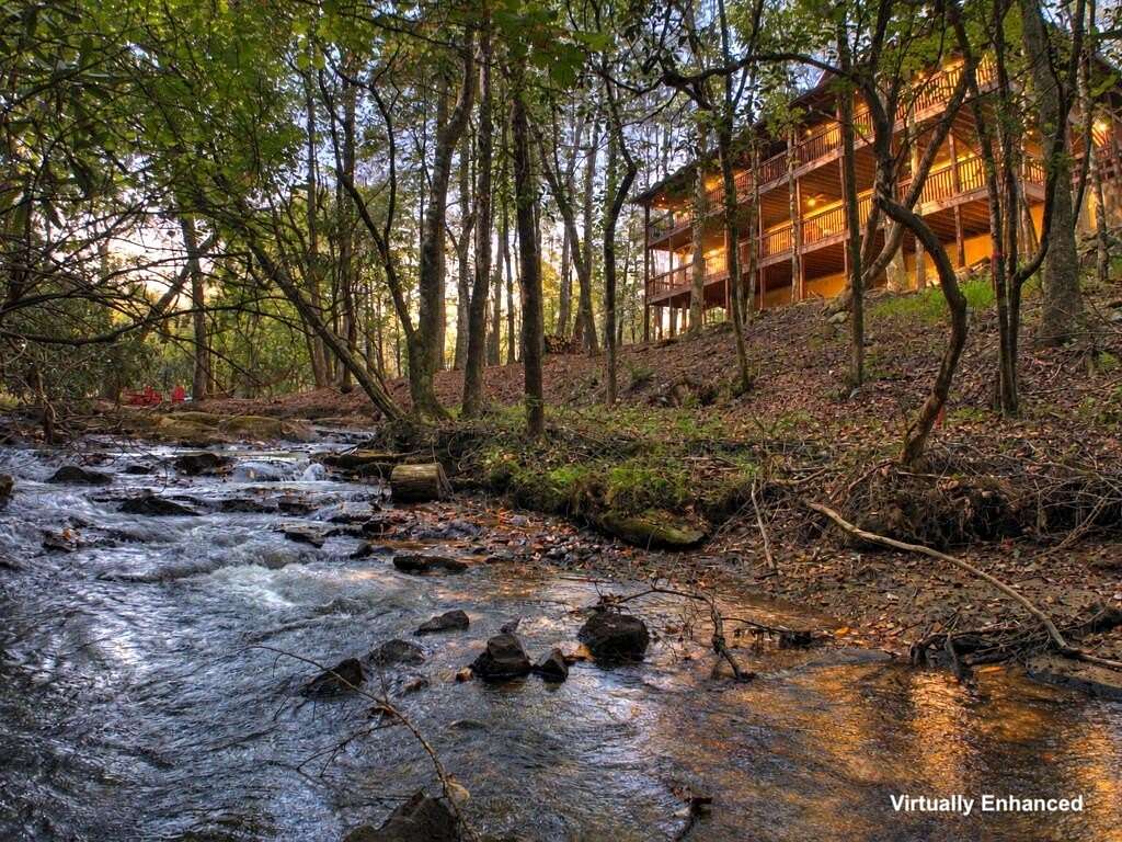 1.5 Acres of Land with Home for Sale in Blue Ridge, Georgia