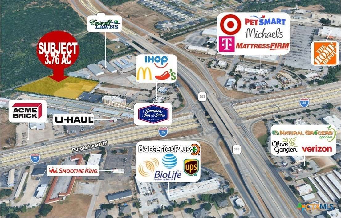 3.76 Acres of Land for Sale in Temple, Texas