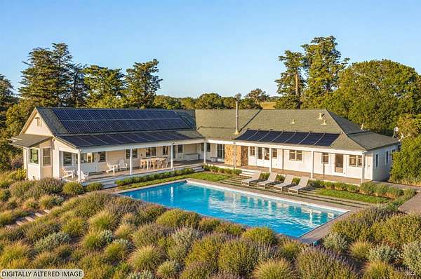 55 Acres of Agricultural Land with Home for Sale in Santa Rosa, California