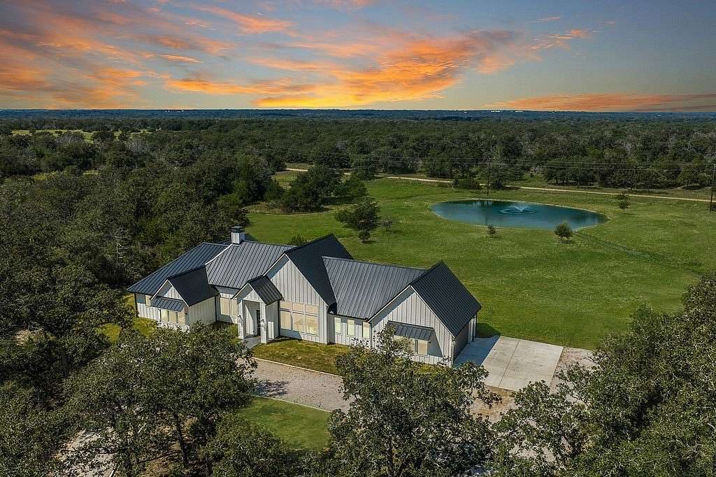 5.27 Acres of Land with Home for Sale in Round Top, Texas