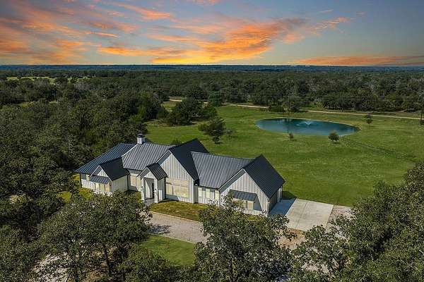 5.27 Acres of Land with Home for Sale in Round Top, Texas