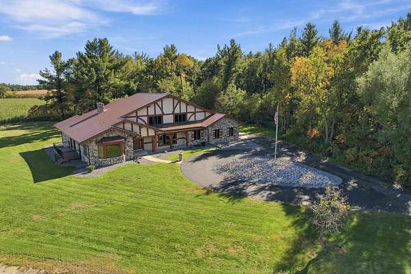 5.4 Acres of Land with Home for Sale in Amherst Junction, Wisconsin