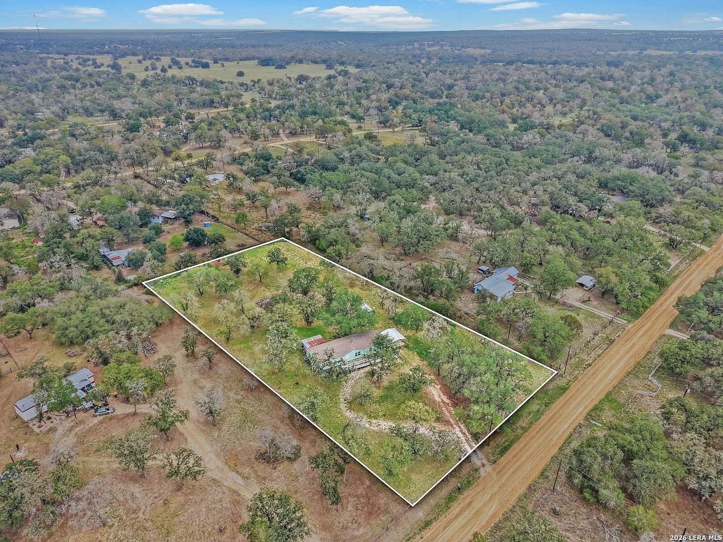 2 Acres of Land with Home for Sale in Floresville, Texas