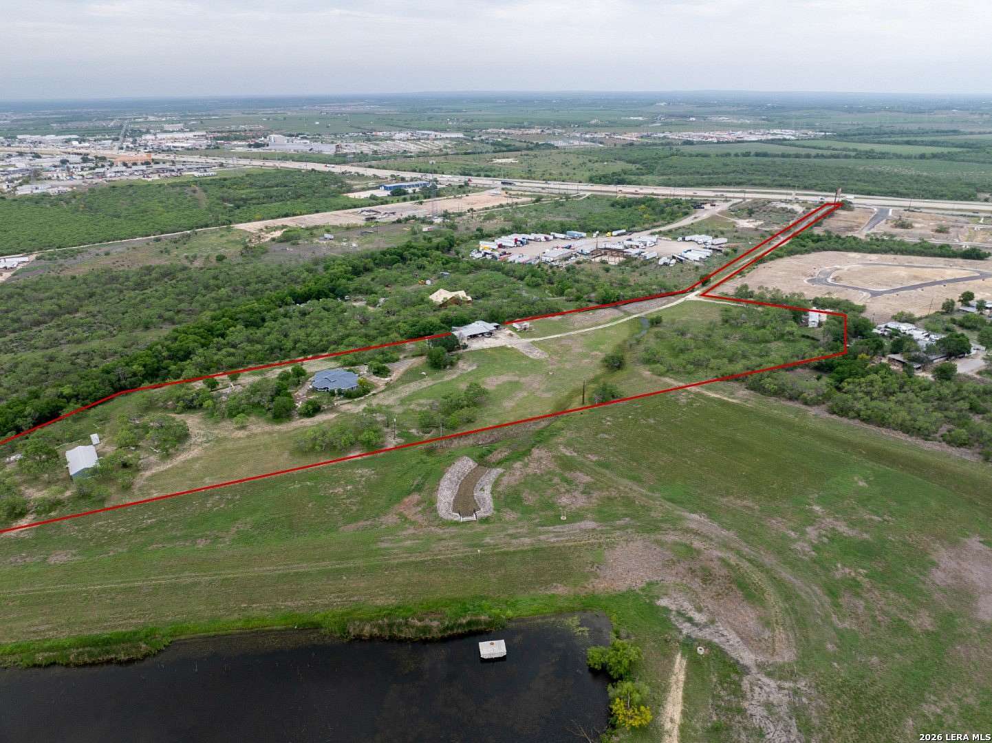 13.9 Acres of Improved Commercial Land for Sale in Converse, Texas