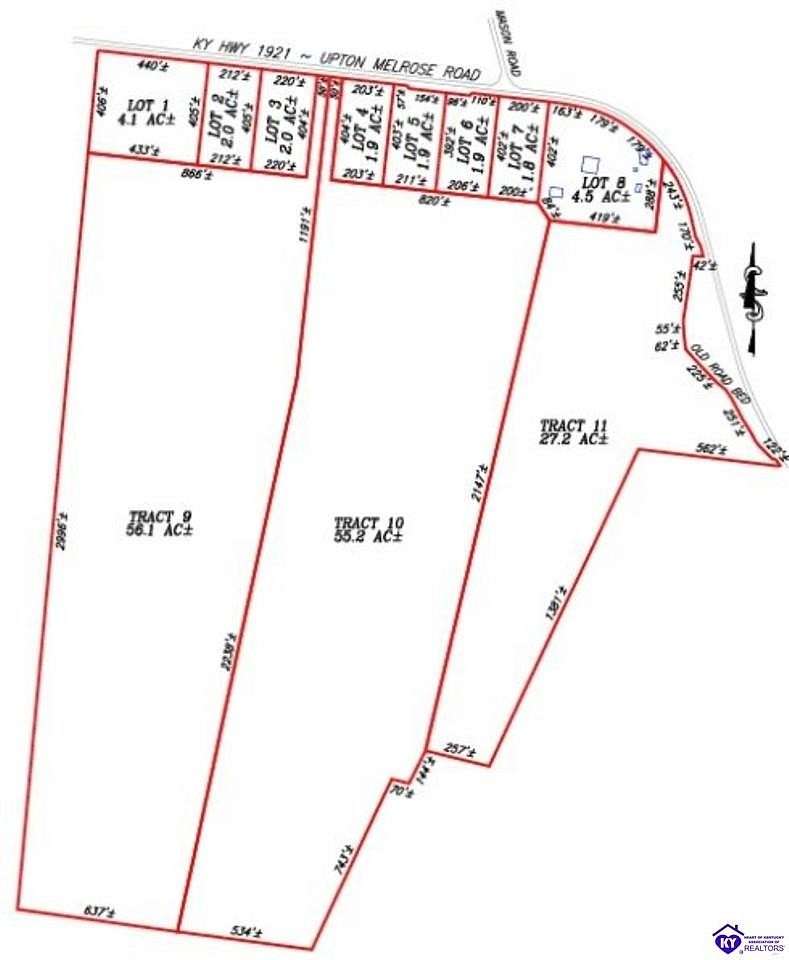 2 Acres of Residential Land for Auction in Upton, Kentucky