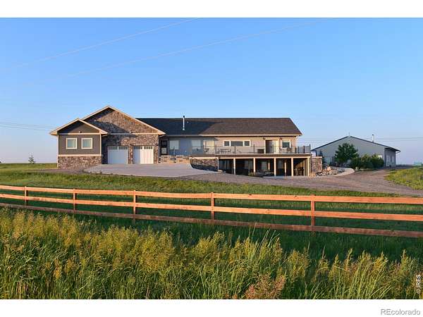 47.4 Acres of Recreational Land with Home for Sale in Wellington, Colorado
