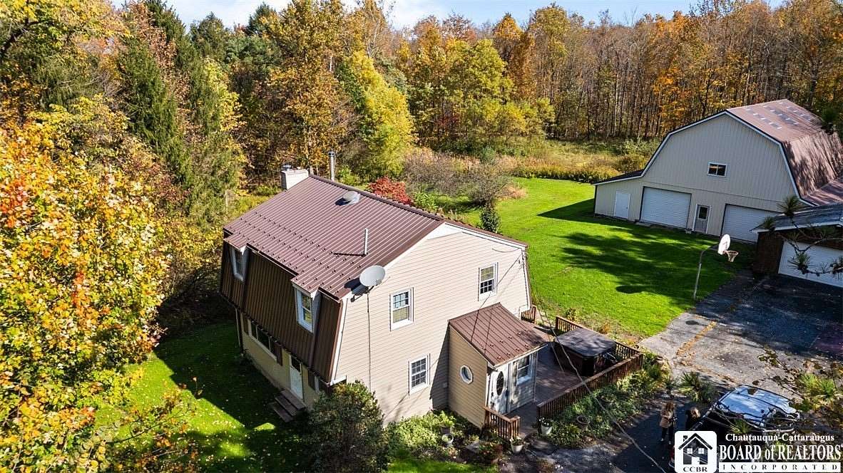 13 Acres of Land with Home for Sale in Cassadaga, New York
