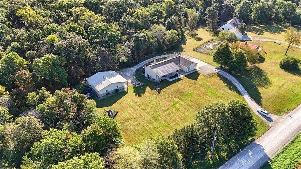 10 Acres of Recreational Land with Home for Sale in Pomona, Kansas