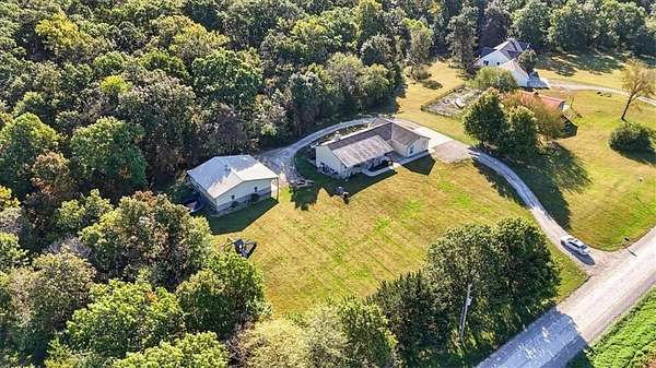 10 Acres of Recreational Land with Home for Sale in Pomona, Kansas