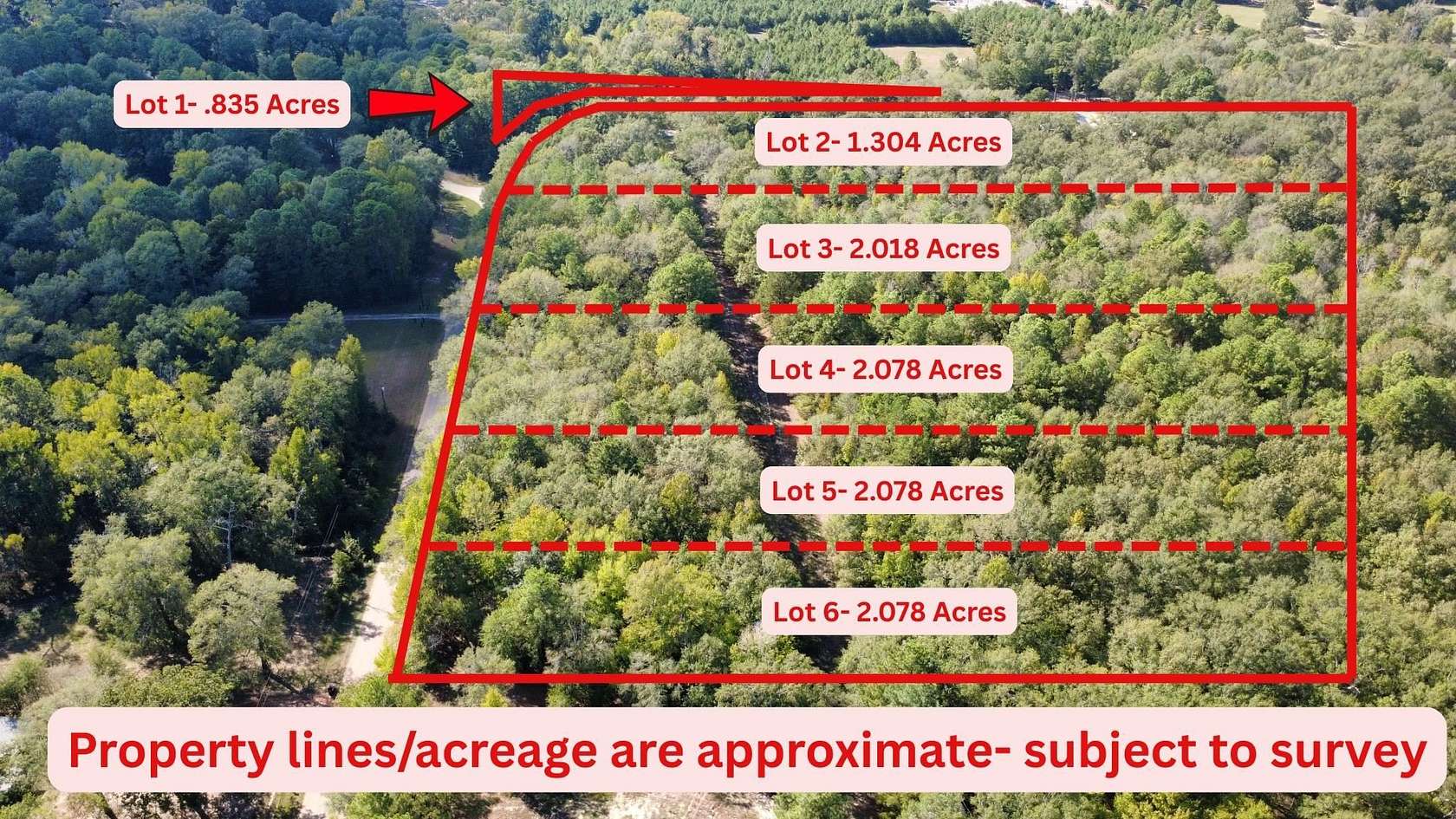 2 Acres of Residential Land for Sale in Harleton, Texas