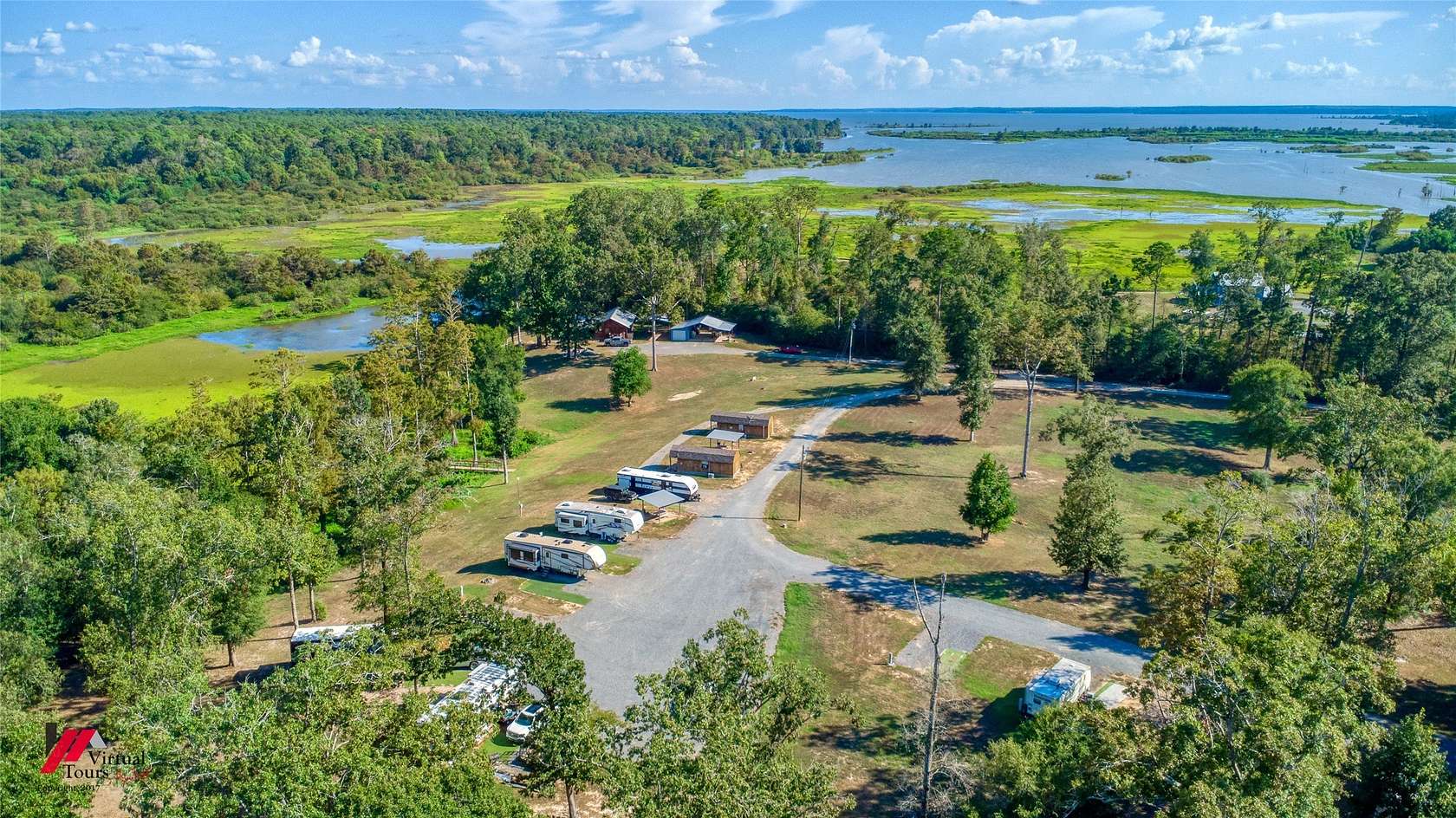 23.9 Acres of Recreational Land with Home for Sale in Logansport, Louisiana