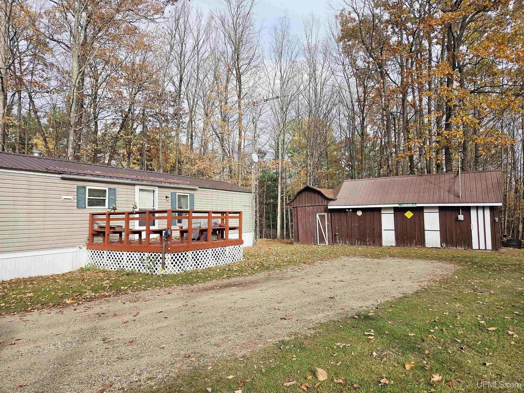 7.27 Acres of Land with Home for Sale in Dunbar Town, Wisconsin