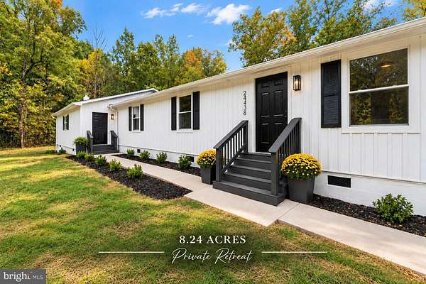 8.24 Acres of Land with Home for Sale in Mitchells, Virginia