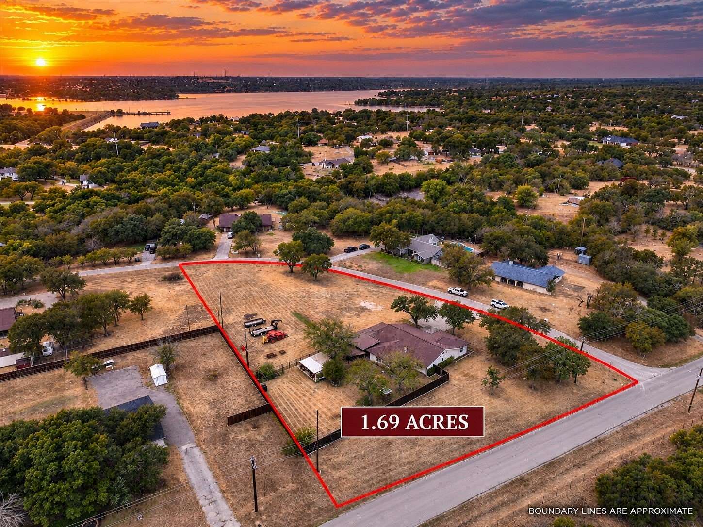 1.69 Acres of Land with Home for Sale in Willow Park, Texas