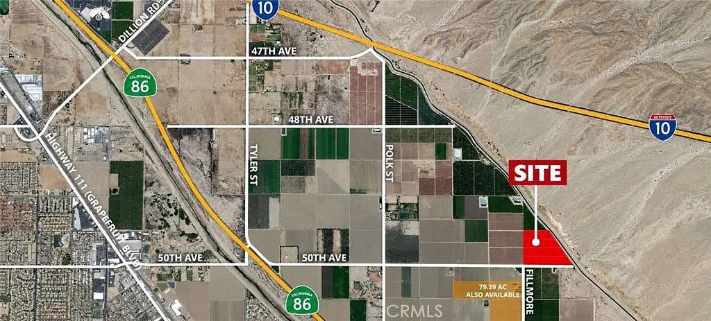 41.7 Acres of Land for Sale in Coachella, California