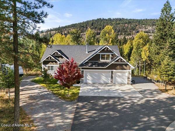 5.35 Acres of Land with Home for Sale in Rathdrum, Idaho