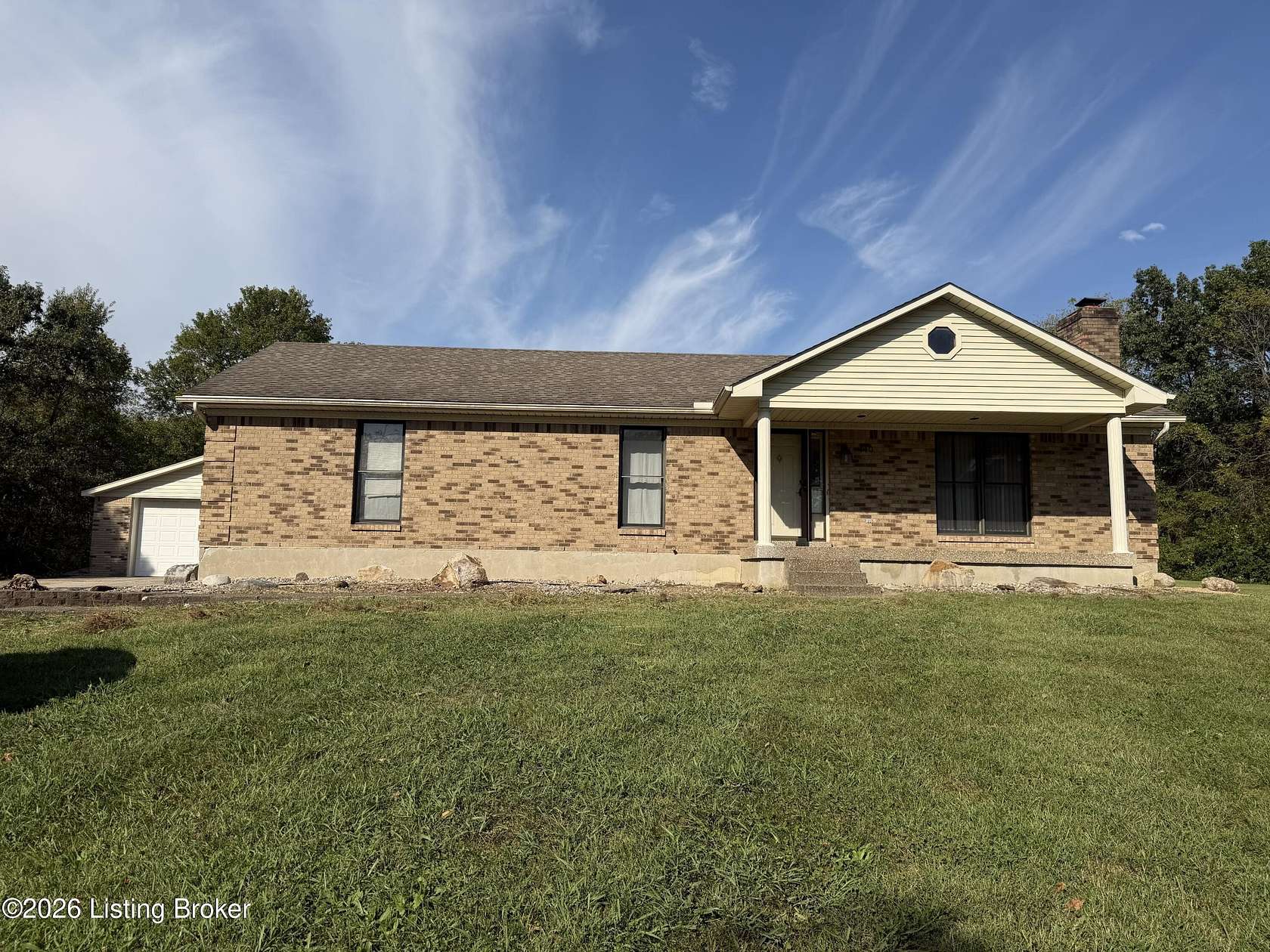 1.57 Acres of Land with Home for Lease in Taylorsville, Kentucky