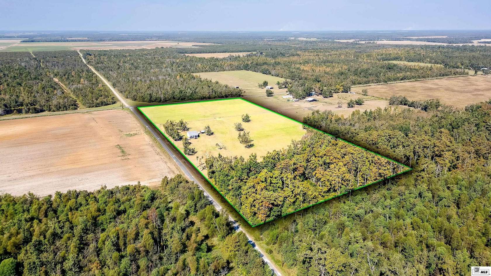 19 Acres of Land with Home for Sale in Pioneer, Louisiana