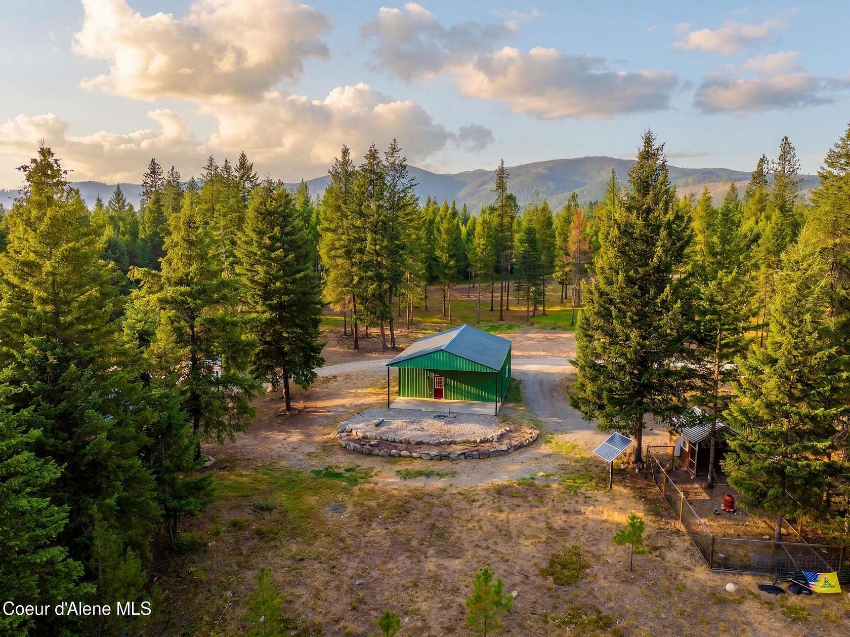 5.4 Acres of Land with Home for Sale in Spirit Lake, Idaho