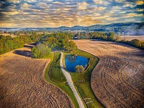 43.2 Acres of Land with Home for Sale in Blue Creek, Ohio