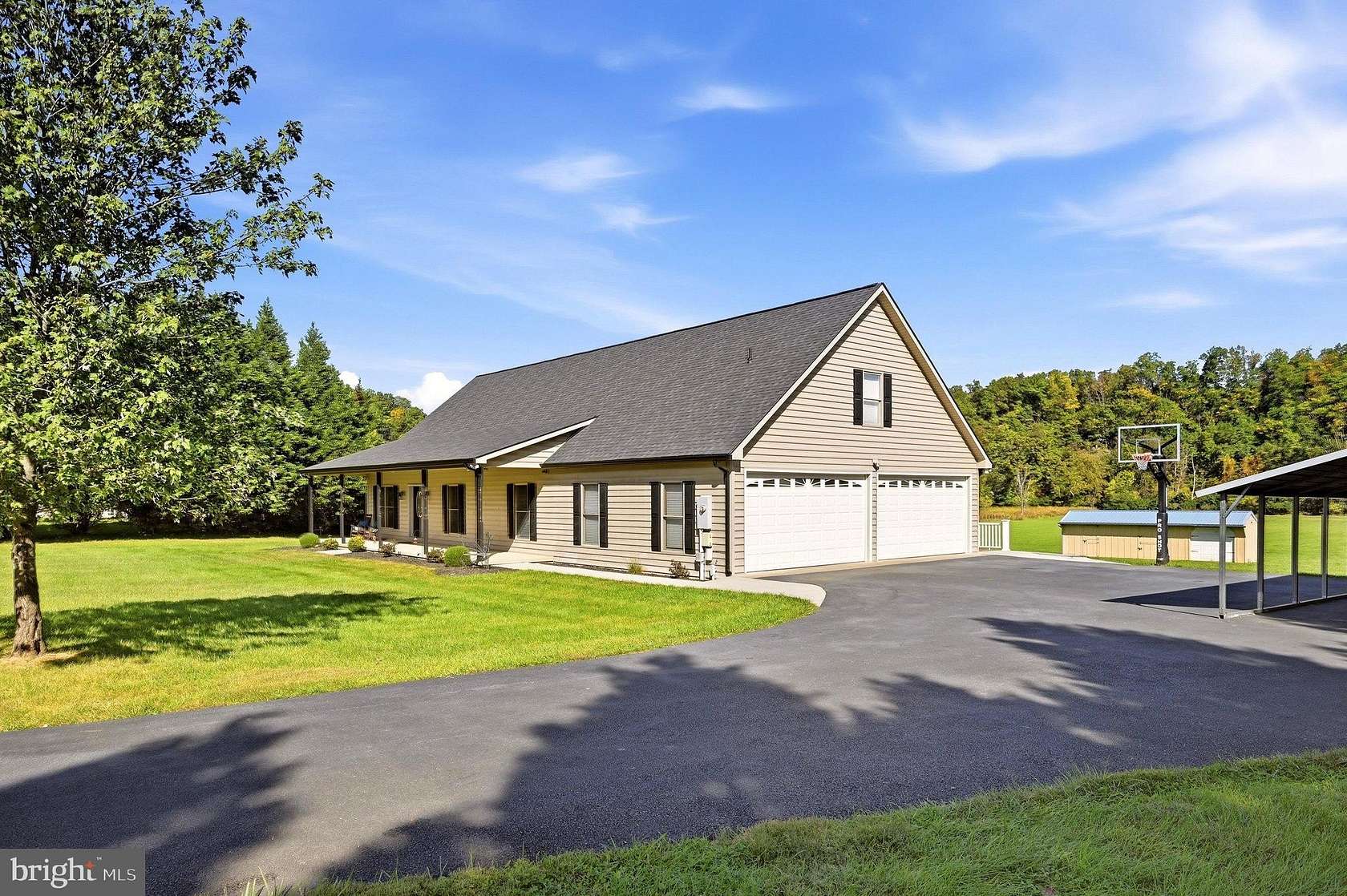 8 Acres of Land with Home for Sale in Kearneysville, West Virginia