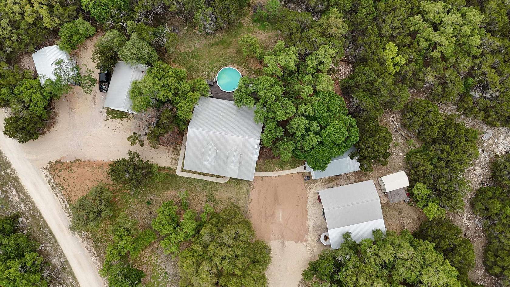5 Acres of Land with Home for Sale in Burnet, Texas