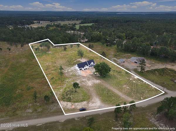 4.75 Acres of Land with Home for Sale in Vass, North Carolina