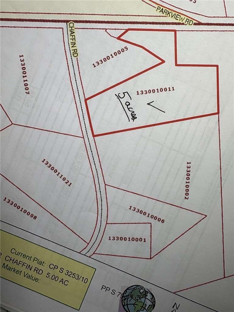 5 Acres of Land for Sale in Iva, South Carolina