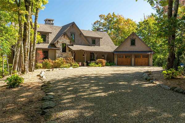 15 Acres of Recreational Land with Home for Sale in Sapphire, North Carolina