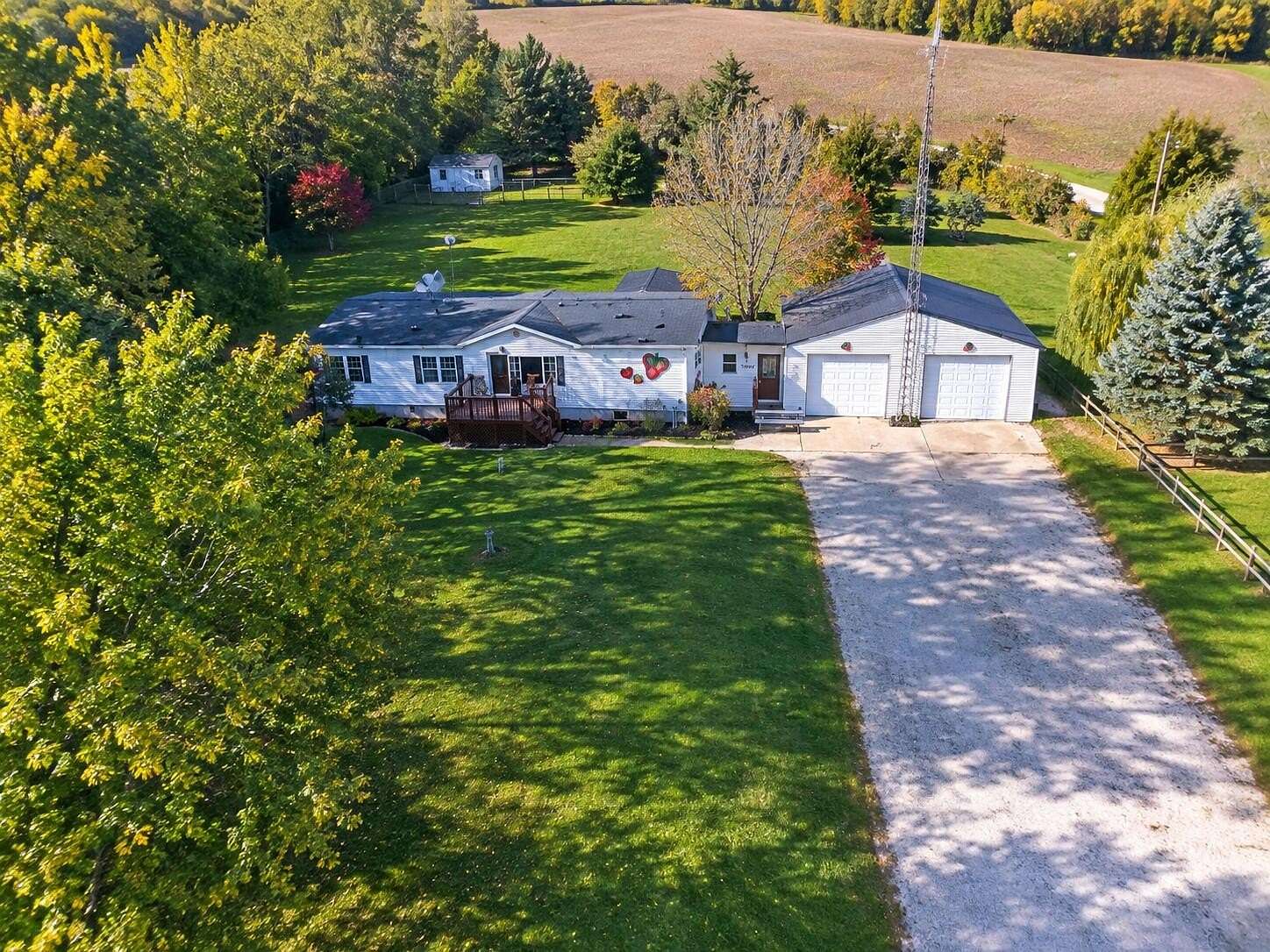 9.26 Acres of Land with Home for Sale in Hart, Michigan