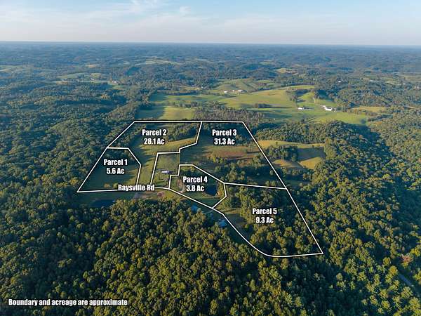 78.1 Acres of Land with Home for Auction in Wellston, Ohio