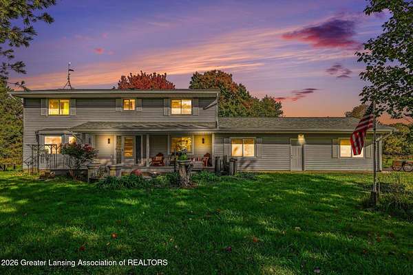 10.2 Acres of Land with Home for Sale in Mason, Michigan