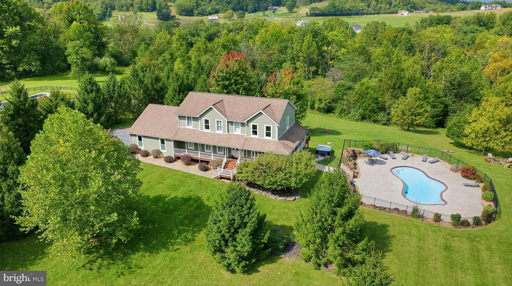 10 Acres of Land with Home for Sale in Bentonville, Virginia